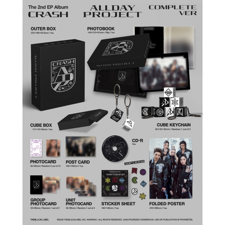 ALLDAY PROJECT (올데이 프로젝트) - CRASH (COMPLETE VER.) THE 2ND EP ALBUM