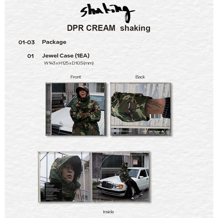 [PREORDER] DPR CREAM - SHAKING - EP