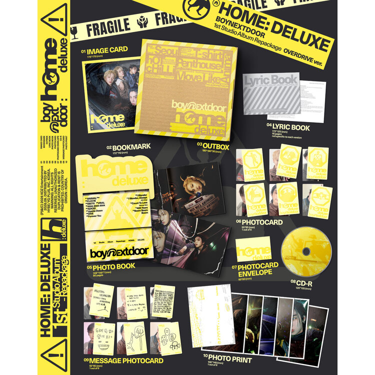 BOYNEXTDOOR (보이넥스트도어) - HOME: DELUXE - 1ST STUDIO ALBUM (REPACKAGE) + [WEVERSE GIFT]