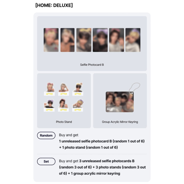 BOYNEXTDOOR (보이넥스트도어) - HOME: DELUXE - 1ST STUDIO ALBUM (REPACKAGE) + [WEVERSE GIFT]