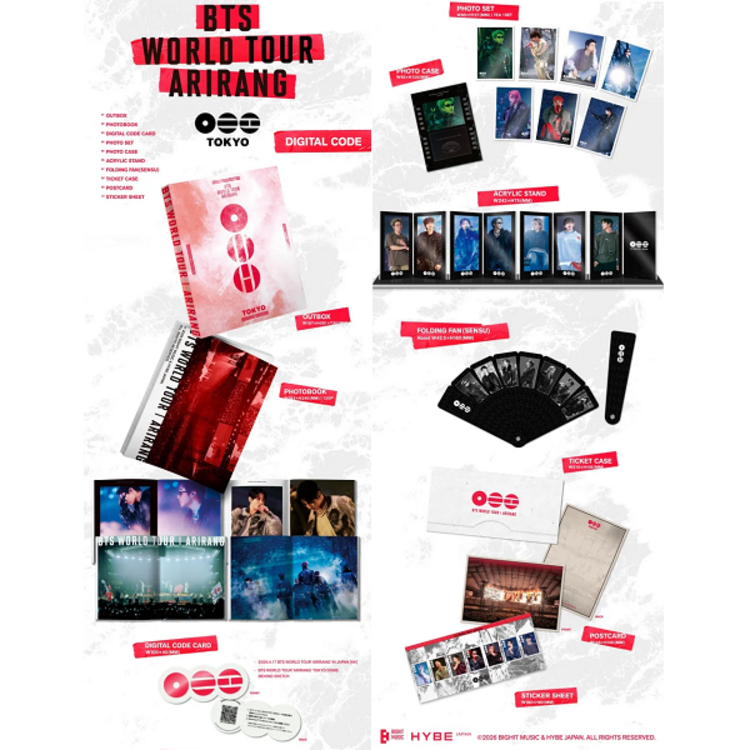[PREORDER] BTS (防弾少年団) - WORLD TOUR "ARIRANG" IN JAPAN (DIGITAL CODE PACKAGE)