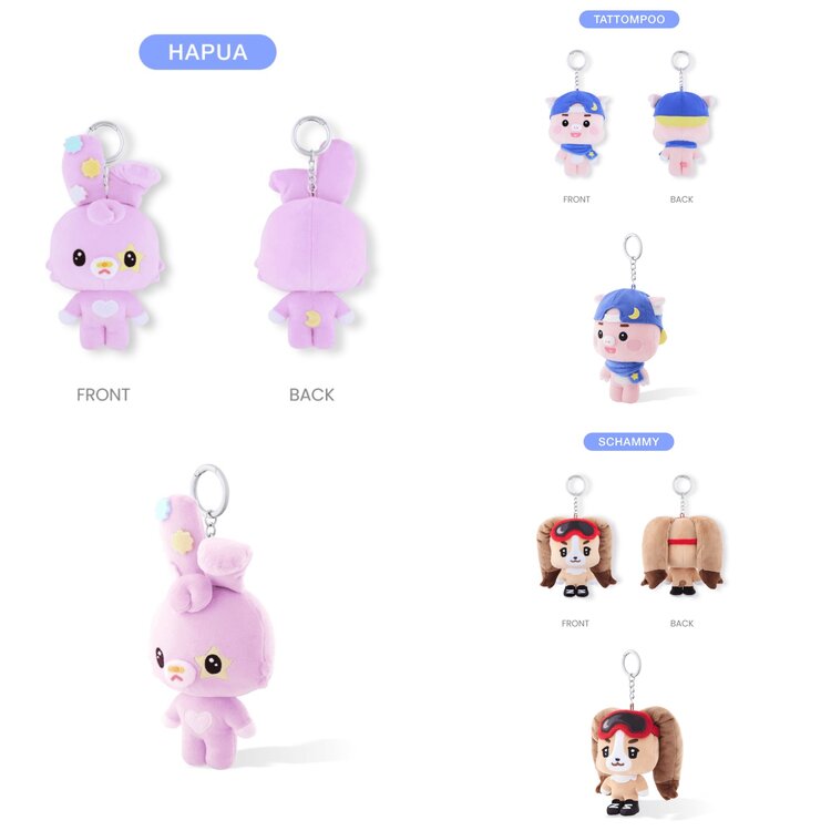 [PREORDER] &TEAM (앤팀) - TEAMILY PLUSH KEYRING