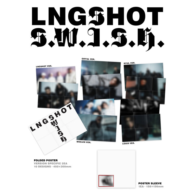 [PREORDER] LNGSHOT (롱샷) - S.W.I.S.H. (STANDARD VER.) - EP