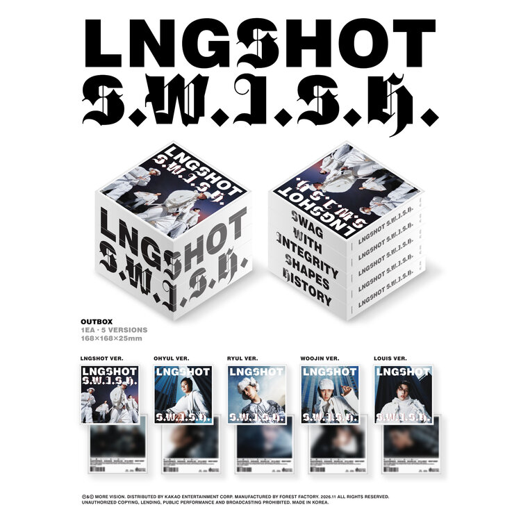 [PREORDER] LNGSHOT (롱샷) - S.W.I.S.H. (STANDARD VER.) - EP