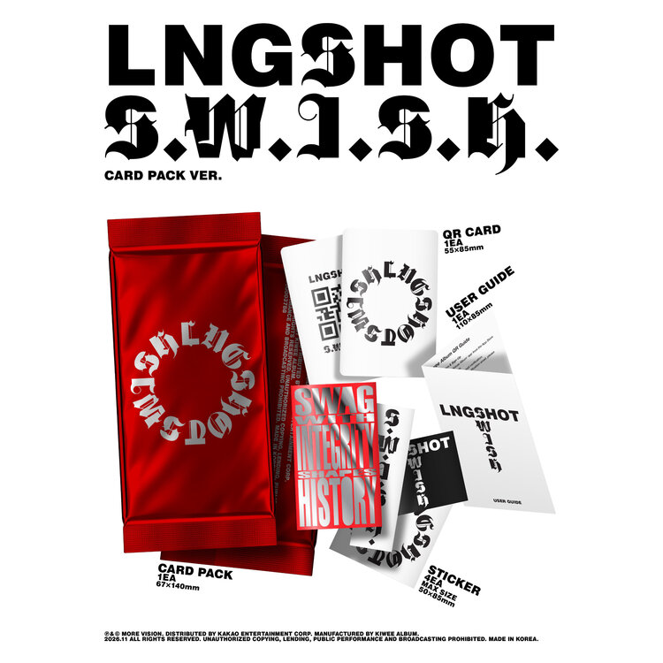 [PREORDER] LNGSHOT (롱샷) - S.W.I.S.H. (CARD PACK VER.) - EP