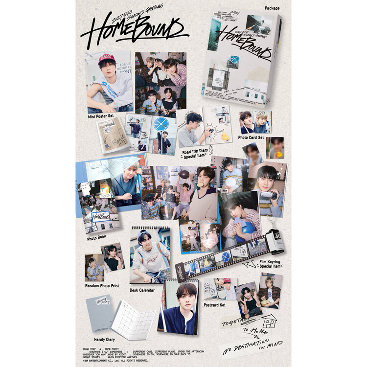 [PREORDER] EXO (엑소) - 2027 SEASON'S GREETINGS "HOMEBOUND" - [DESK CALENDAR ] PACKAGE + [WITHMUU PC SET]