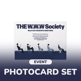 [PREORDER] WAYV (웨이션브이) - 2027 SEASON'S GREETINGS "THE W.W.W SOCIETY" - [DESK CALENDAR] PACKAGE + [WITHMUU PC SET]