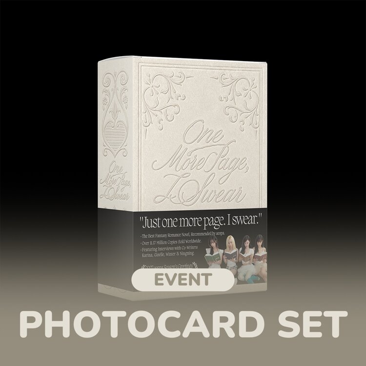 [PREORDER] AESPA (에스파) - 2027 SEASON'S GREETINGS "JUST ONE MORE PAGE, I SWEAR" - [DESK CALENDAR] PACKAGE + [WITHMUU PC SET]