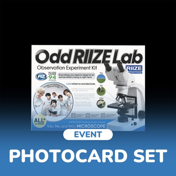 [PREORDER] RIIZE (라이즈) - 2027 SEASON'S GREETINGS "ODD RIIZE LAB" - [DESK CALENDAR] PACKAGE + [WITHMUU PC SET]