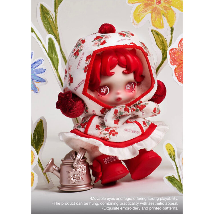 POP MART POP MART - SKULLPANDA [AMID FLOWERS] - PLUSH DOLL PENDANT