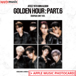 [PREORDER] ATEEZ (에이티즈) - GOLDEN HOUR PART.6 (DIGIPACK UNIT VER.) - 15TH MINI ALBUM + [APPLE MUSIC PC]