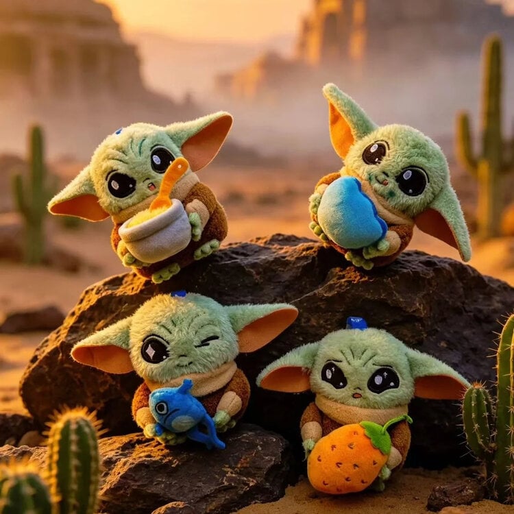 52TOYS - DISNEY GROGU [FOODIES SERIES] - PLUSH PENDANT BLINDBOX