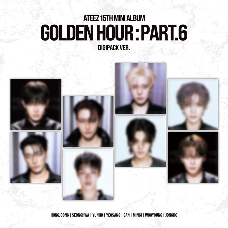 [PREORDER] ATEEZ (에이티즈) - GOLDEN HOUR PART.6 (DIGIPACK VER.) - 15TH MINI ALBUM