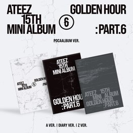 [PREORDER] ATEEZ (에이티즈) - GOLDEN HOUR PART.6 (POCA ALBUM) - 15TH MINI ALBUM