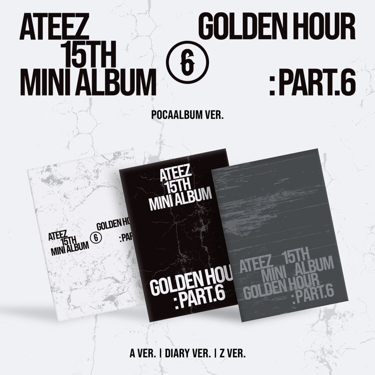 [PREORDER] ATEEZ (에이티즈) - GOLDEN HOUR PART.6 (POCA ALBUM) - 15TH MINI ALBUM
