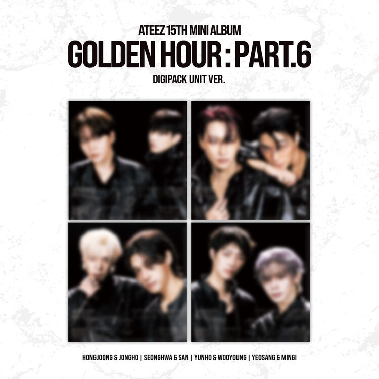 [PREORDER] ATEEZ (에이티즈) - GOLDEN HOUR PART.6 (DIGIPACK UNIT VER.) - 15TH MINI ALBUM