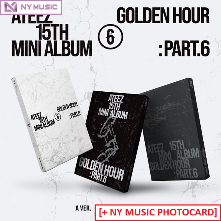 [PREORDER] ATEEZ (에이티즈) - GOLDEN HOUR PART.6 - 15TH MINI ALBUM + [NY MUSIC PC]
