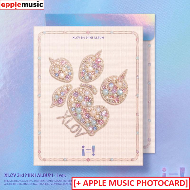 [PREORDER] XLOV (엑스러브) - [I=!] (I VER.) - 3RD MINI ALBUM + [APPLE MUSIC PC]