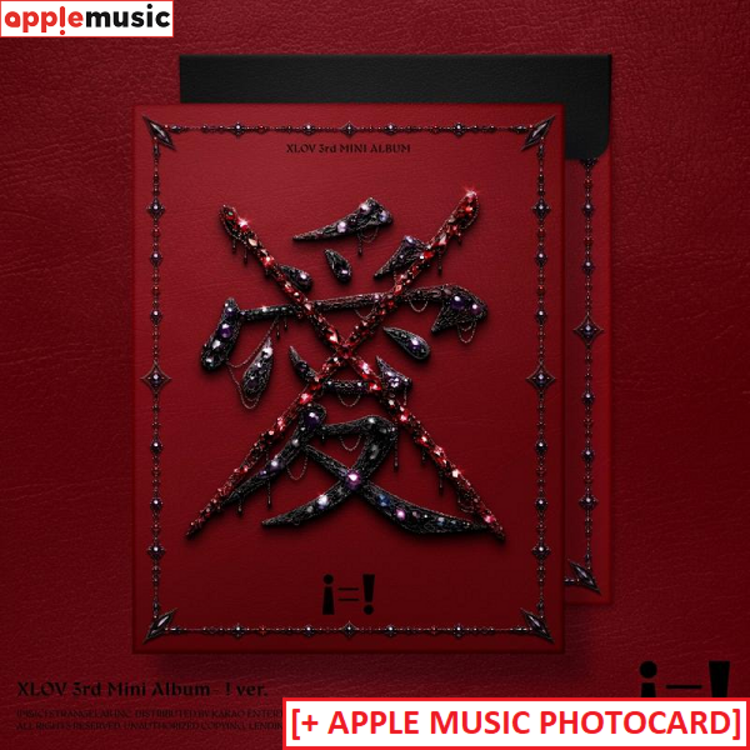[PREORDER] XLOV (엑스러브) - [I=!] (! VER.) - 3RD MINI ALBUM + [APPLE MUSIC PC]