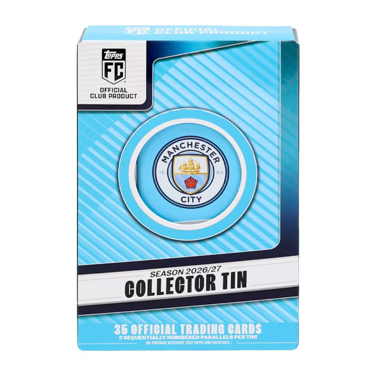TOPPS - COLLECTOR TIN "MANCHESTER CITY" SEASON 2026/27