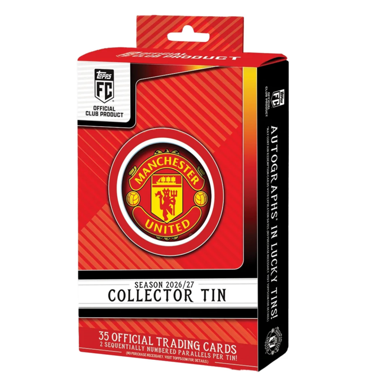 TOPPS - COLLECTOR TIN "MANCHESTER UNITED" SEASON 2026/27
