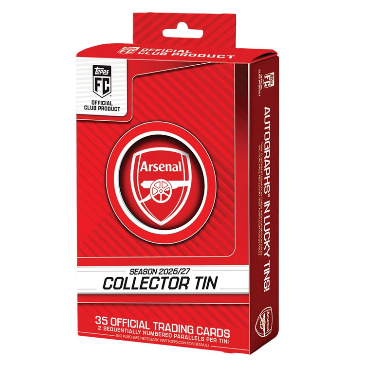 TOPPS - COLLECTOR TIN "ARSENAL" SEASON 2026/27
