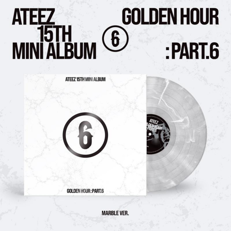 [PREORDER] ATEEZ (에이티즈) - GOLDEN HOUR PART.6 (MARBLE VER.) - 15TH MINI ALBUM