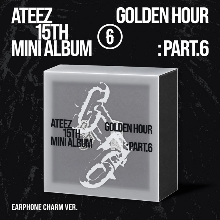 [PREORDER] ATEEZ (에이티즈) - GOLDEN HOUR PART.6 (EARPHONE CHARM VER.) - 15TH MINI ALBUM