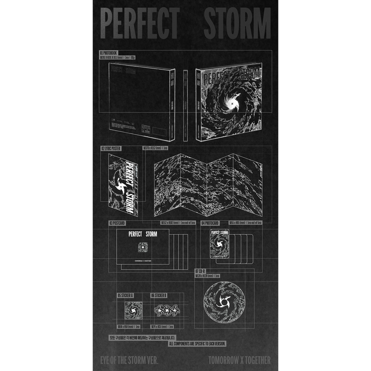 [PREORDER] TXT (투모로우바이투게더) - PERFECT STORM - 9TH MINI ALBUM