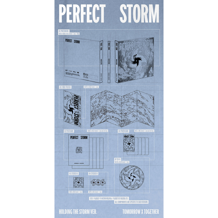 [PREORDER] TXT (투모로우바이투게더) - PERFECT STORM - 9TH MINI ALBUM