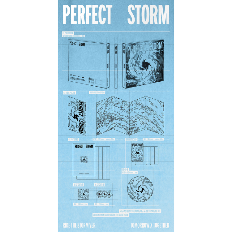 [PREORDER] TXT (투모로우바이투게더) - PERFECT STORM - 9TH MINI ALBUM