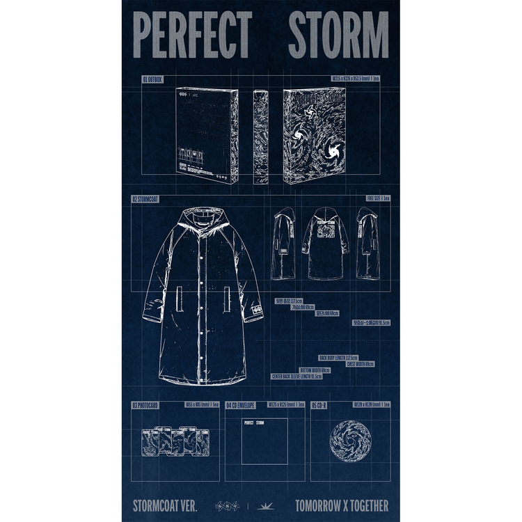 [PREORDER] TXT (투모로우바이투게더) - PERFECT STORM (STORMCOAT VER.) - 9TH MINI ALBUM