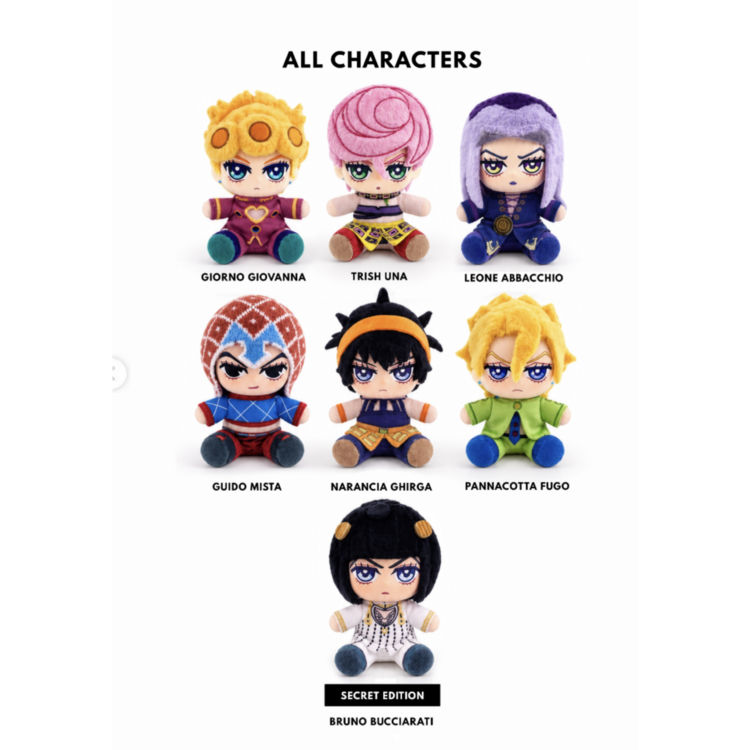 EAKI - JOJO'S BIZARRE ADVENTURE [GOLDEN WIND ARC] - PLUSH BLINDBOX