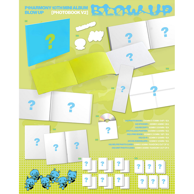 [PREORDER] P1HARMONY (피원하모니) - BLOW UP (PHOTOBOOK VER.) - 10TH MINI ALBUM
