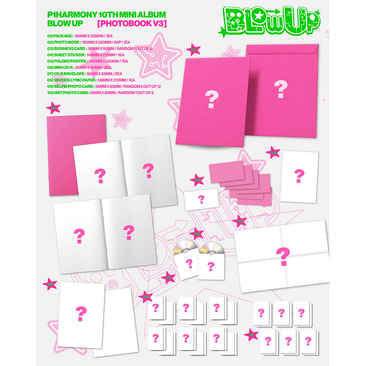 [PREORDER] P1HARMONY (피원하모니) - BLOW UP (PHOTOBOOK VER.) - 10TH MINI ALBUM