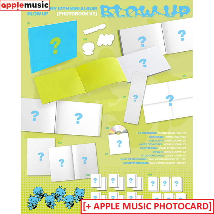 [PREORDER] P1HARMONY (피원하모니) - BLOW UP (PHOTOBOOK VER.) - 10TH MINI ALBUM + [APPLE MUSIC PC]