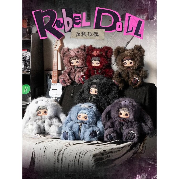 TOP TOY X SURE FUN -  MAYMEI [REBEL  DOLL] - PLUSH BACKPACK BLINDBOX