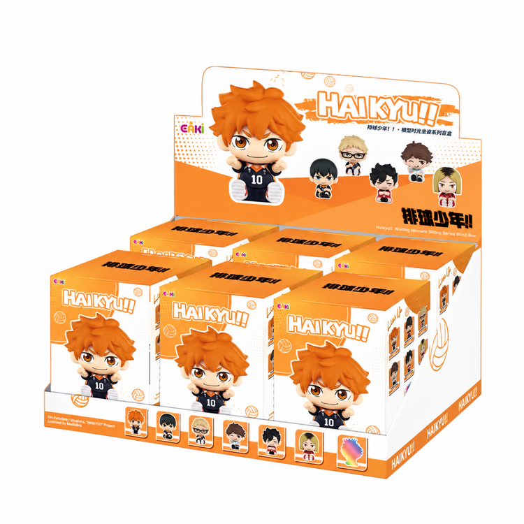 EAKI -  HAIKYU!! [WAITING TIME SITTING SERIES] - MINI FIGURE BLINDBOX
