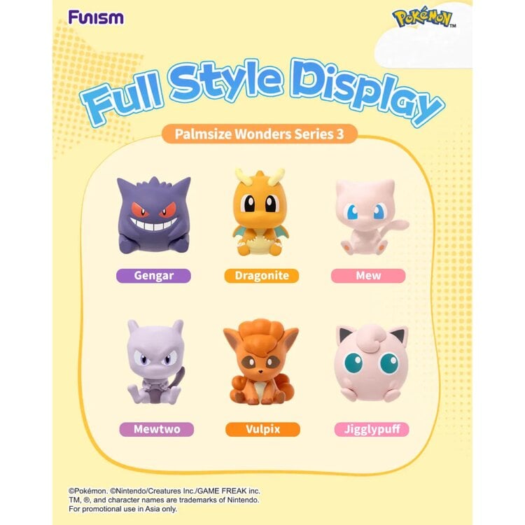 FUNISM - POKEMON [PALMSIZE WONDERS SERIES 3] - BLINDBOX