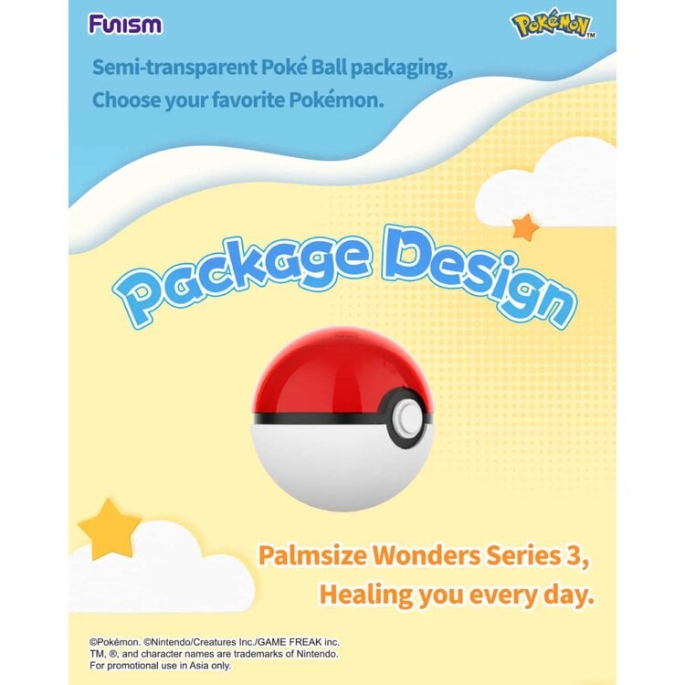 FUNISM - POKEMON [PALMSIZE WONDERS SERIES 3] - BLINDBOX