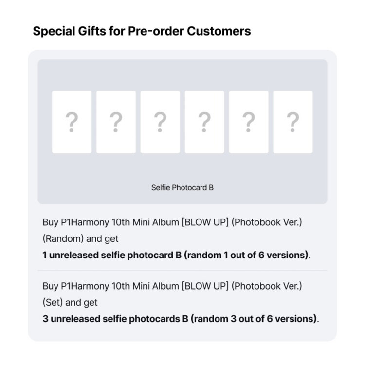 [PREORDER] P1HARMONY (피원하모니) - BLOW UP (PHOTOBOOK VER.) - 10TH MINI ALBUM + [EARLY BIRD WEVERSE GIFT]