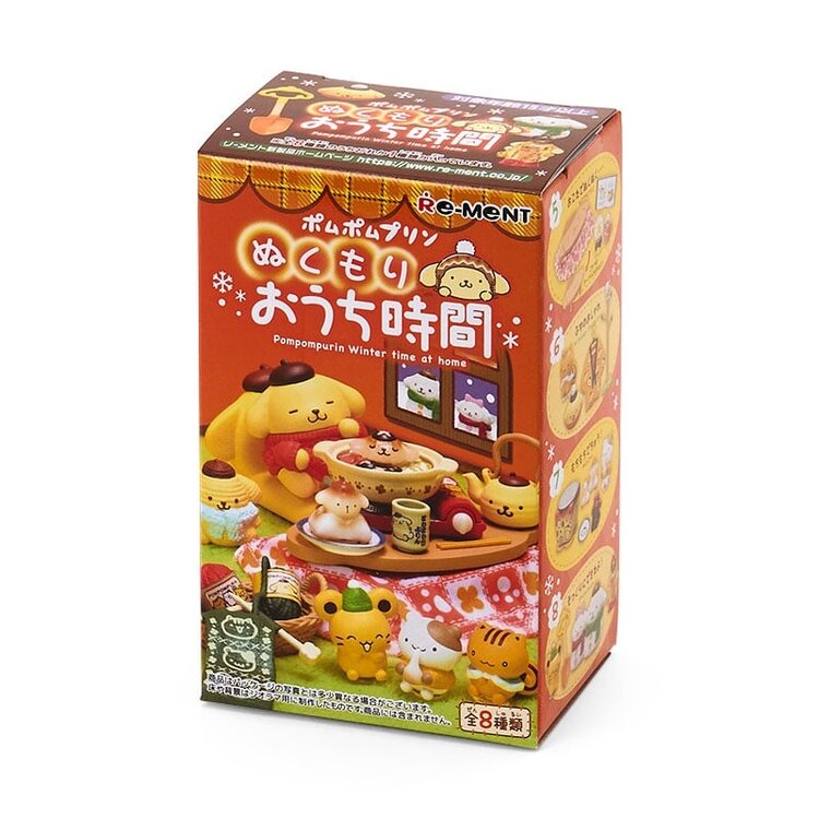 RE-MENT RE-MENT - POMPOMPURIN [WINTER TIME AT HOME SERIES] - BLINDBOX