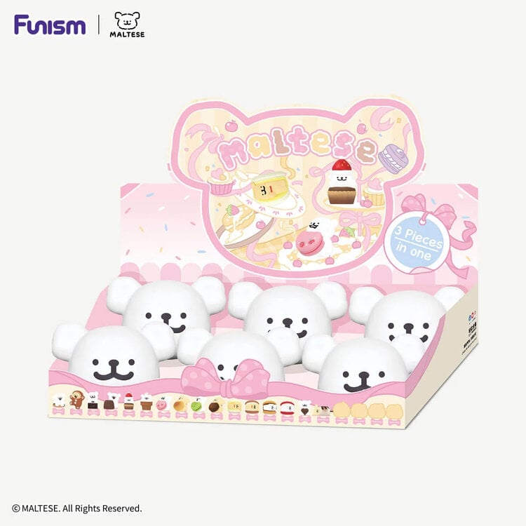 FUNISM - MALTESE [SWEET BOX PUPPY FACE SERIES] - BLINDBOX MINI FIGURE