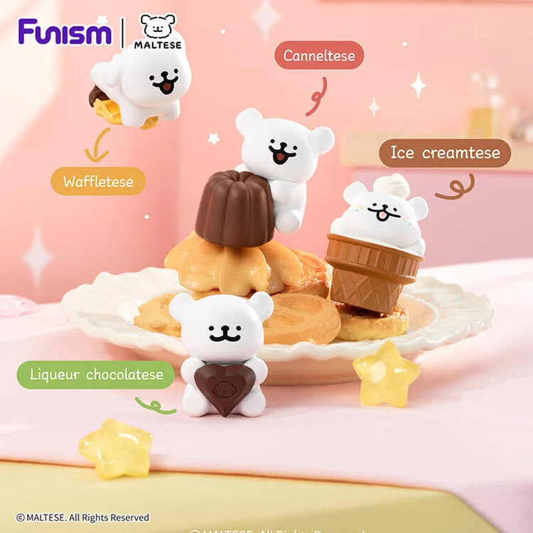 FUNISM - MALTESE [SWEET BOX PUPPY FACE SERIES] - BLINDBOX MINI FIGURE