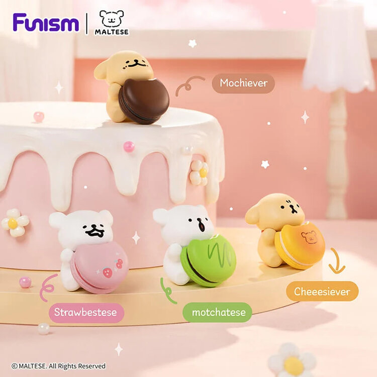 FUNISM - MALTESE [SWEET BOX PUPPY FACE SERIES] - BLINDBOX MINI FIGURE