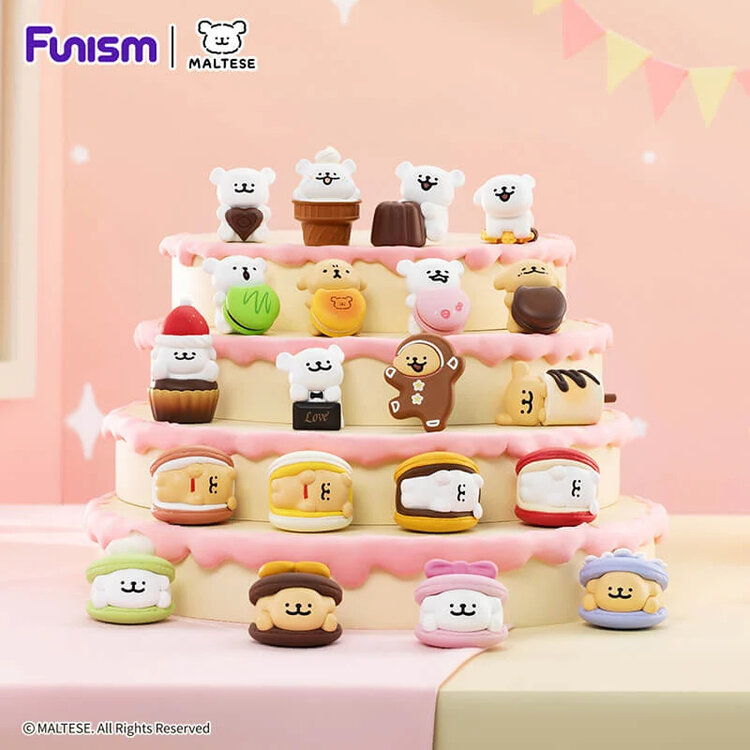 FUNISM - MALTESE [SWEET BOX PUPPY FACE SERIES] - BLINDBOX MINI FIGURE