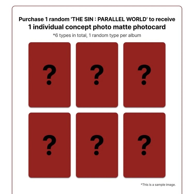 [PREORDER] ENHYPEN (엔하이픈) - THE SIN : PARALLEL WORLD  - SPIN OFF SINGLE + [MAKESTAR PC]