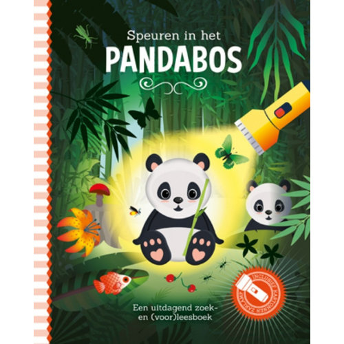 Lantaarn Zaklampboek - Speuren in het panda bos Lantaarn Zaklampboek - Speuren in het panda bos