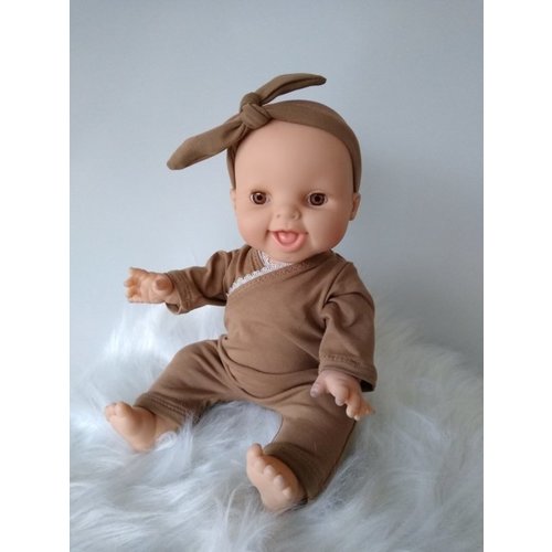 Kia Ora Doll Design Poppen speelpakje camel Kia Ora Doll Design Poppen speelpakje camel