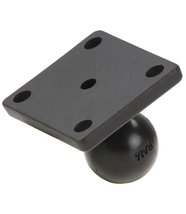 Supporto RAM Mount RAM-347U – Per Elettronica, Auto, Industriali, Militari, In Alluminio Rivestito, Garanzia A Vita (Nero)